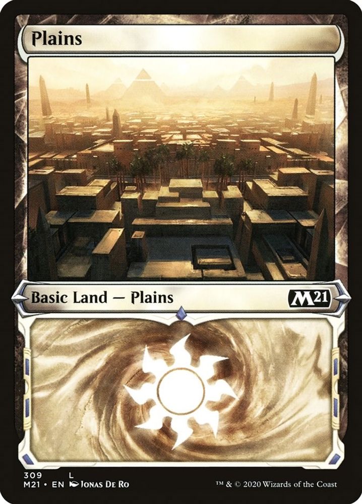 Plains (Showcase) · 309 · M21 · Foil