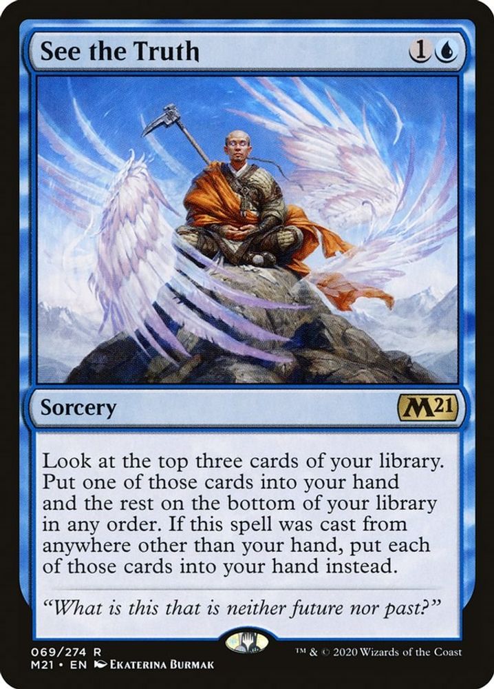 See the Truth · 69 · Core Set 2021 · Non-foil