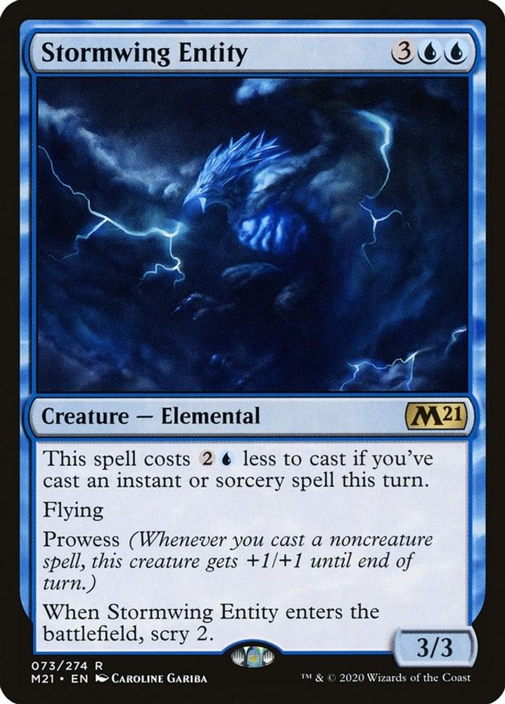 Stormwing Entity · 73 · Core Set 2021 · Non-foil