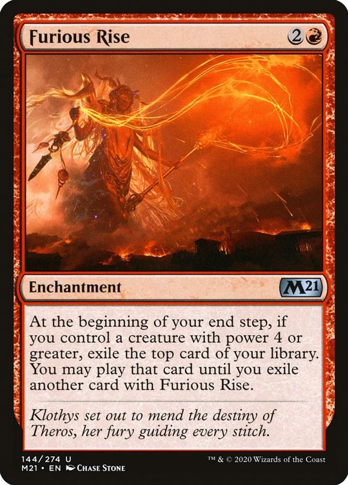 Furious Rise · 144 · M21 · Foil