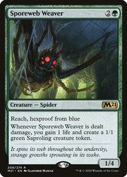 Sporeweb Weaver · 208 · Core Set 2021 · Non-foil