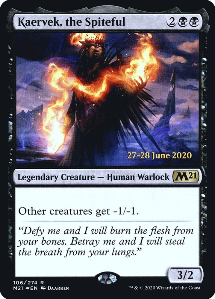 Kaervek, the Spiteful · 106 · PSTX · Foil