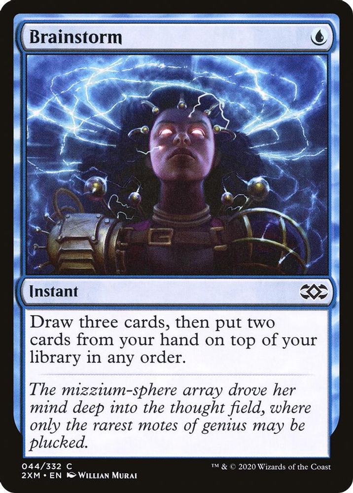 Brainstorm · 44 · Double Masters · Non-foil