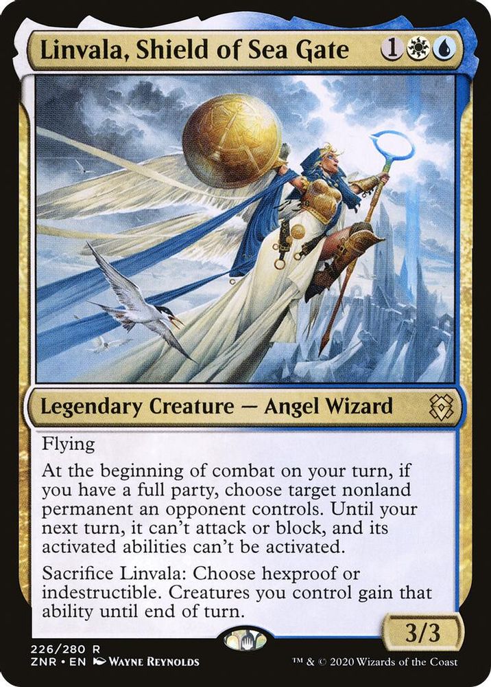 Linvala, Shield of Sea Gate · 226 · Zendikar Rising · Non-foil