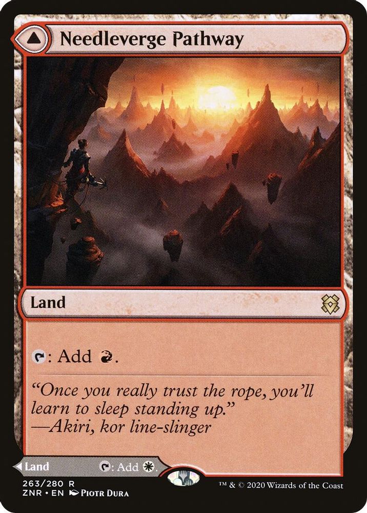 Needleverge Pathway · 263 · Zendikar Rising · Non-foil