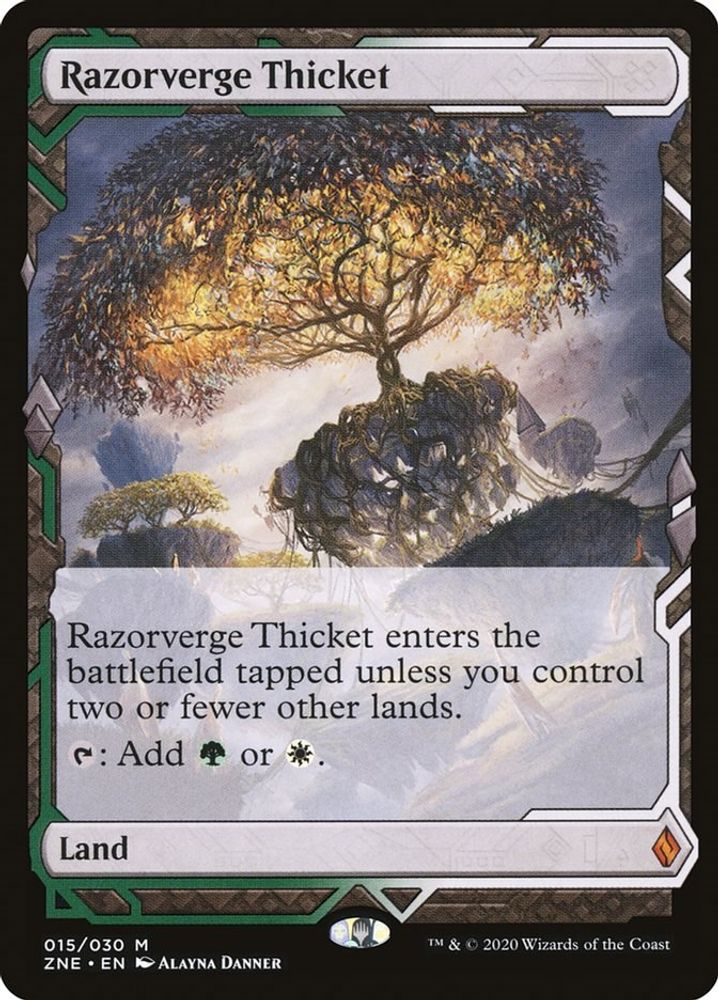 Razorverge Thicket · 15 · Zendikar Rising Expeditions · Non-foil