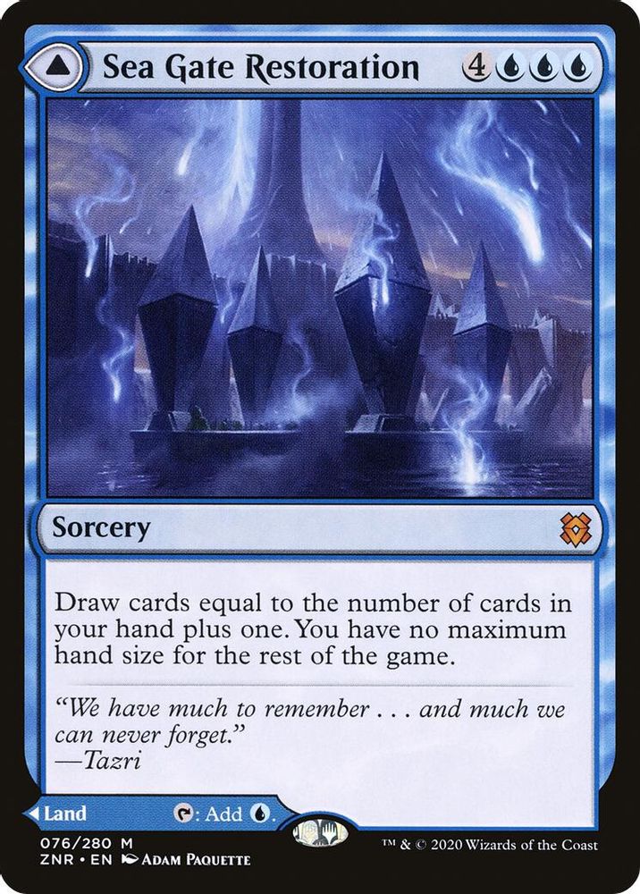 Sea Gate Restoration · 76 · Zendikar Rising · Non-foil