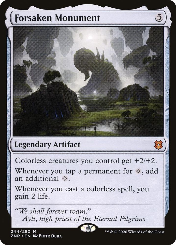 Forsaken Monument · 244 · Zendikar Rising · Non-foil