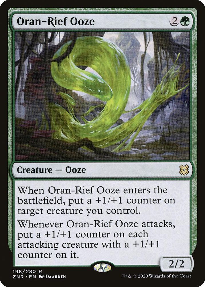 Oran-Rief Ooze · 198 · Zendikar Rising · Non-foil
