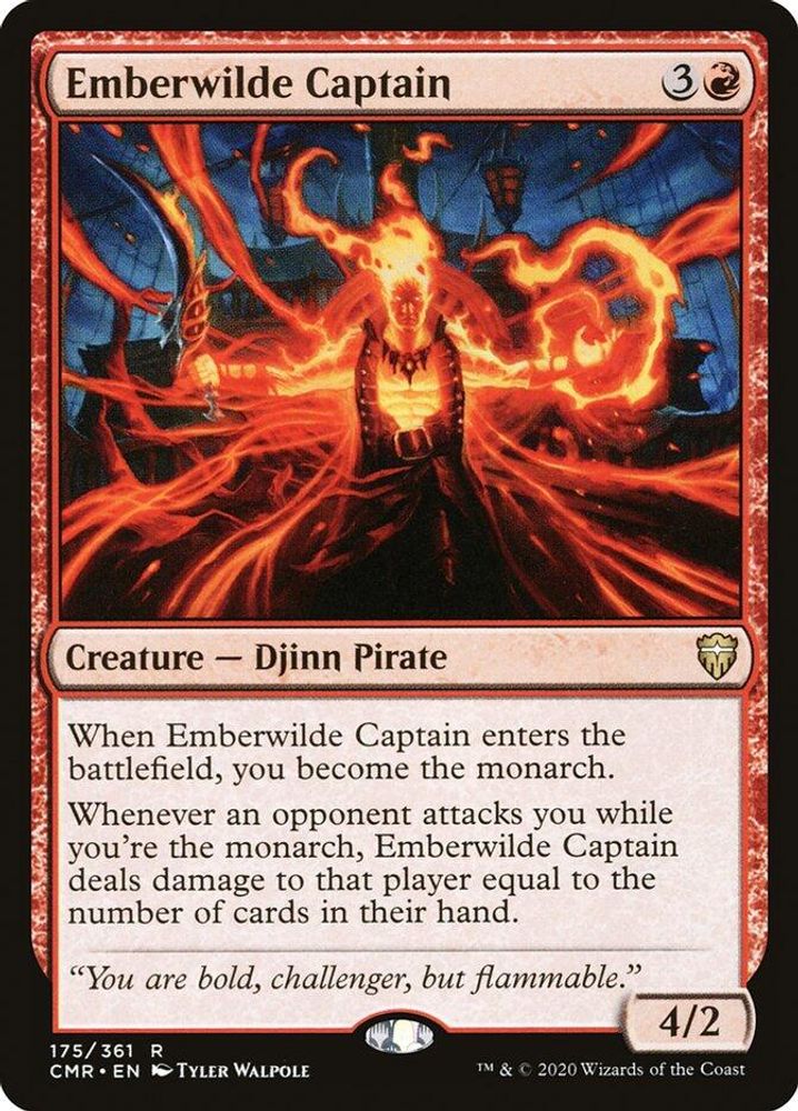 Emberwilde Captain · 175 · Commander Legends · Non-foil