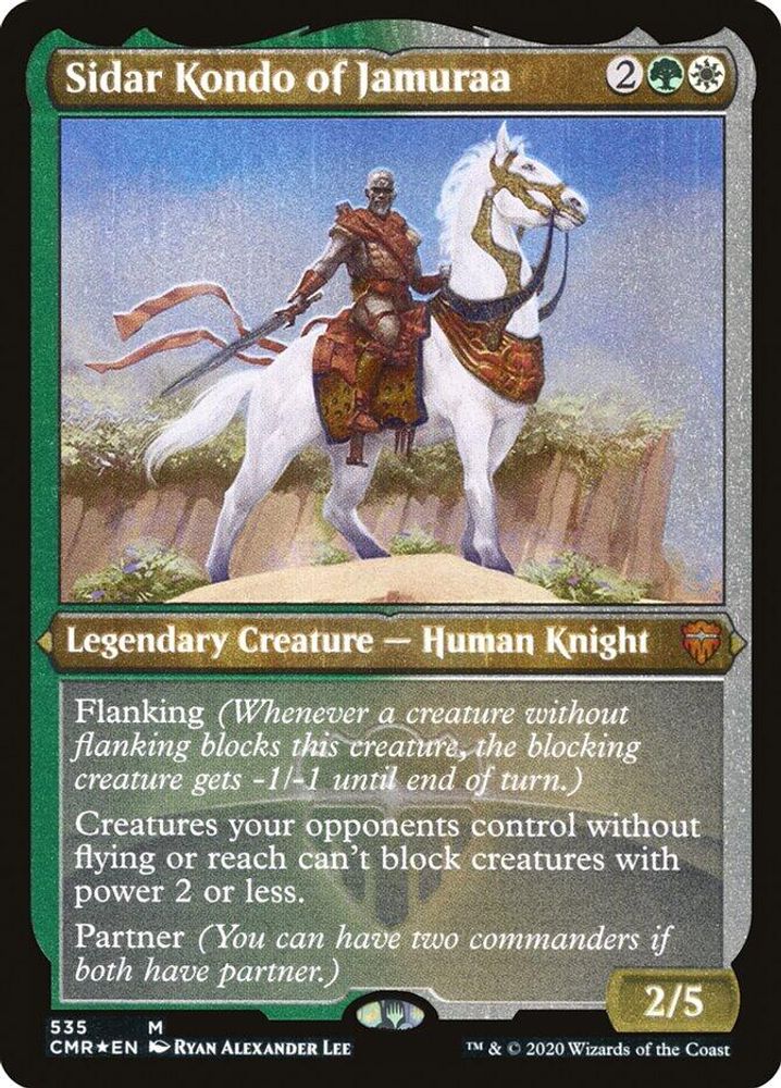 Sidar Kondo of Jamuraa · 535 · Commander Legends · Etched Foil