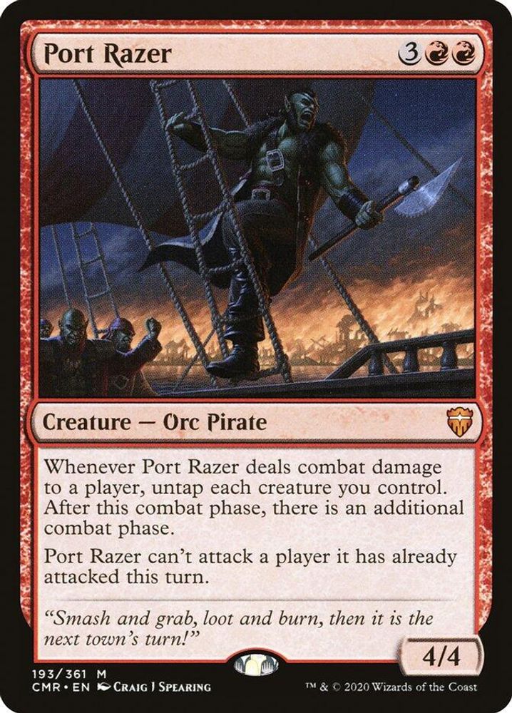 Port Razer · 193 · Commander Legends · Non-foil