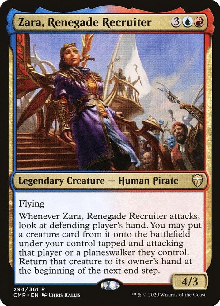 Zara, Renegade Recruiter · 294 · Commander Legends · Non-foil