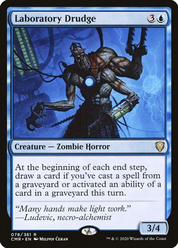 Laboratory Drudge · 78 · Commander Legends · Non-foil