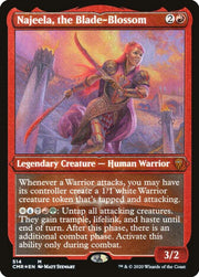 Najeela, the Blade-Blossom · 514 · CMR · Etched Foil