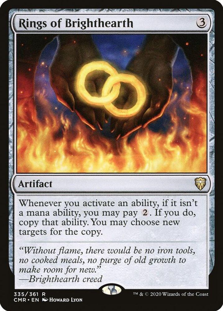 Rings of Brighthearth · 335 · Commander Legends · Non-foil