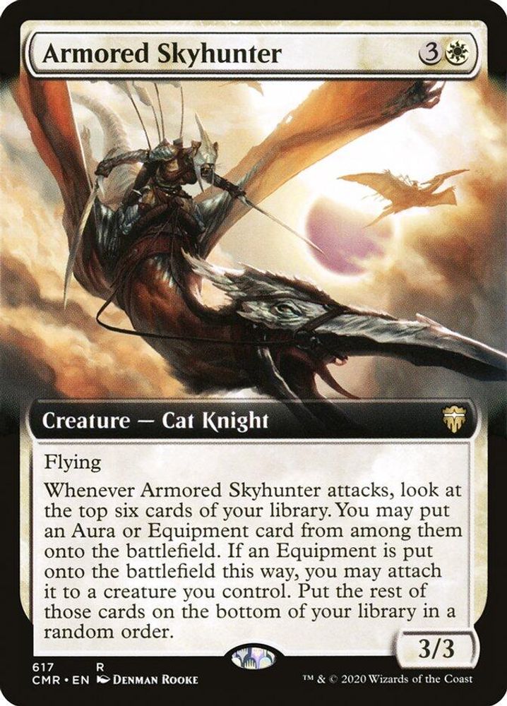 Armored Skyhunter (Extended Art) · 617 · Commander Legends · Non-foil