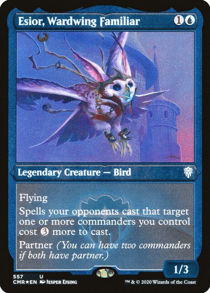 Esior, Wardwing Familiar · 557 · CMR · Etched Foil