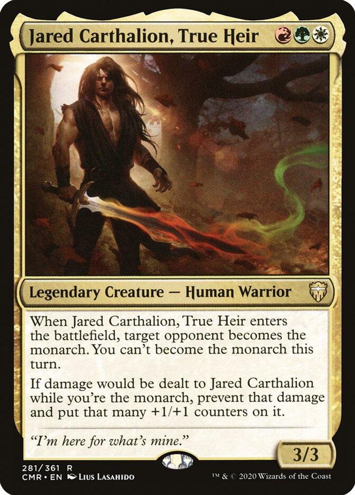 Jared Carthalion, True Heir · 281 · Commander Legends · Foil