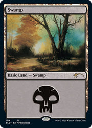 Swamp (104) (Bob Ross) · 104 · Secret Lair Drop Series · Non-foil