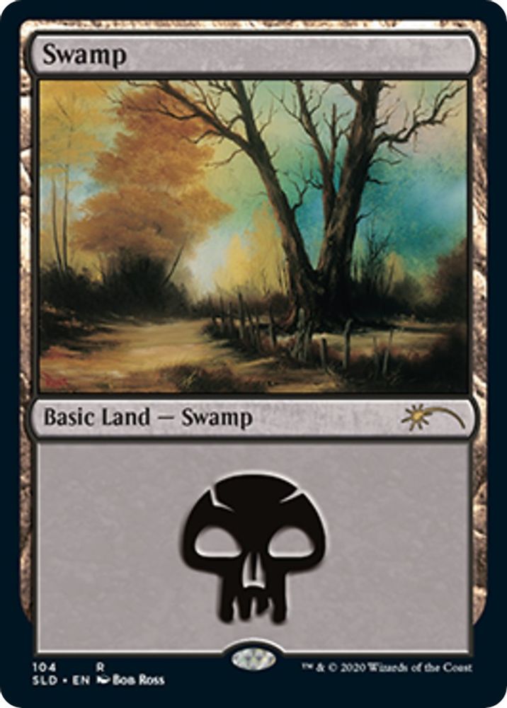 Swamp (104) (Bob Ross) · 104 · Secret Lair Drop Series · Non-foil