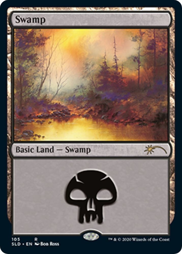 Swamp (105) (Bob Ross) · 105 · Secret Lair Drop Series · Non-foil