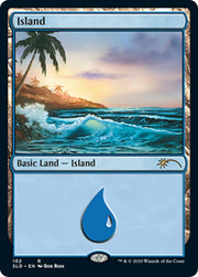 Island (102) (Bob Ross) · 102 · Secret Lair Drop Series · Non-foil