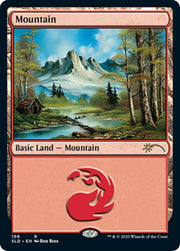 Mountain (106) (Bob Ross) · 106 · Secret Lair Drop Series · Non-foil