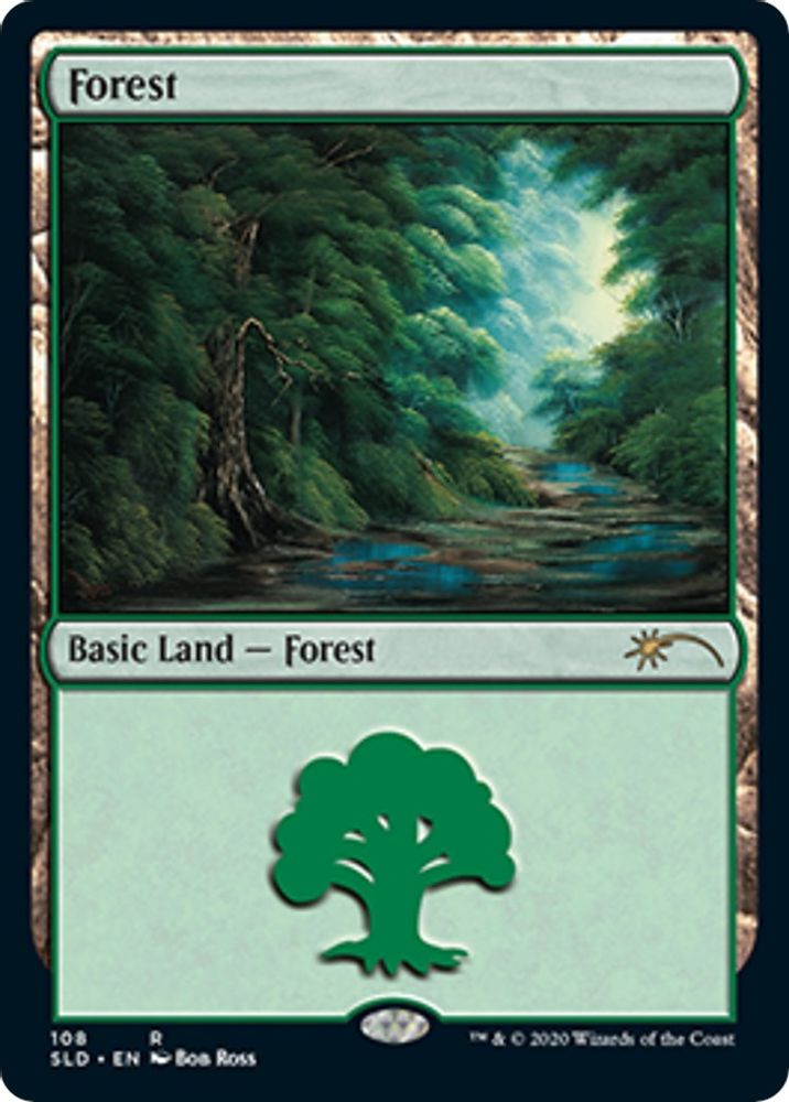 Forest (108) (Bob Ross) · 108 · Secret Lair Drop Series · Non-foil