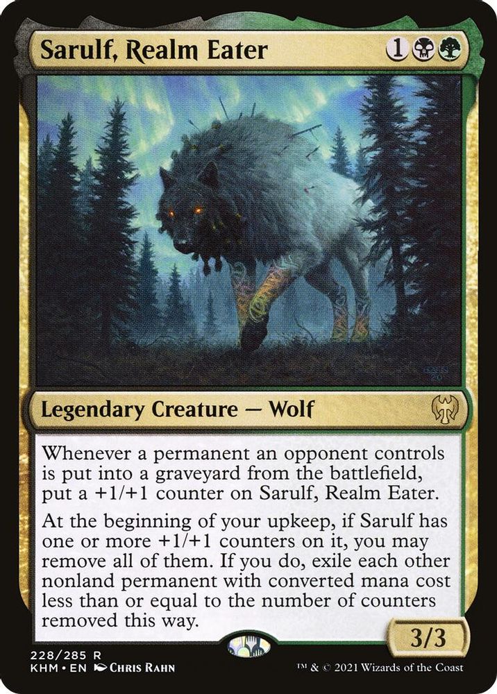 Sarulf, Realm Eater · 228 · Kaldheim · Foil