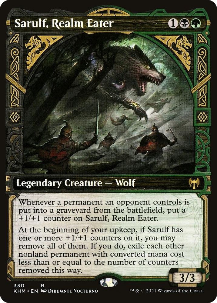 Sarulf, Realm Eater (Showcase) · 330 · Kaldheim · Non-foil
