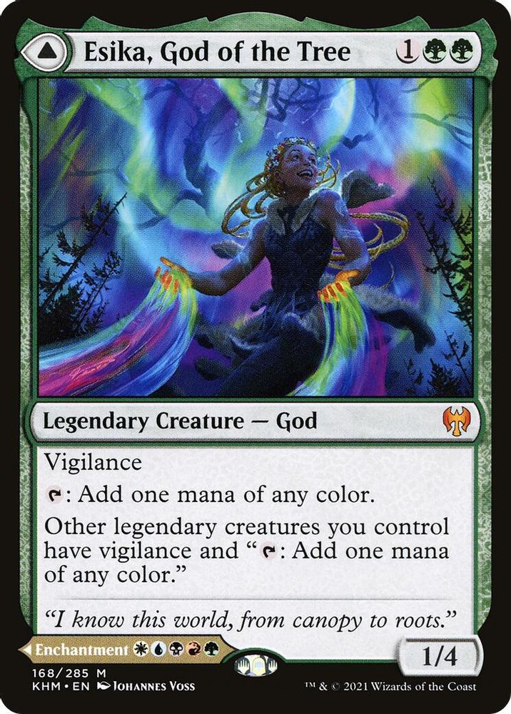 Esika, God of the Tree · 168 · Kaldheim · Non-foil