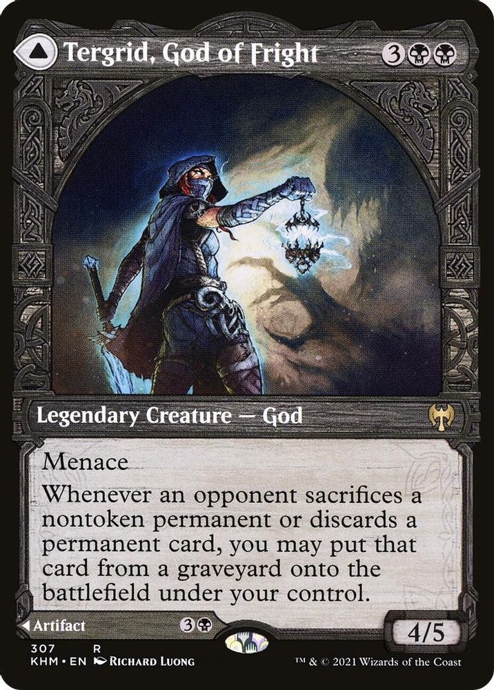Tergrid, God of Fright (Showcase) · 307 · Kaldheim · Non-foil