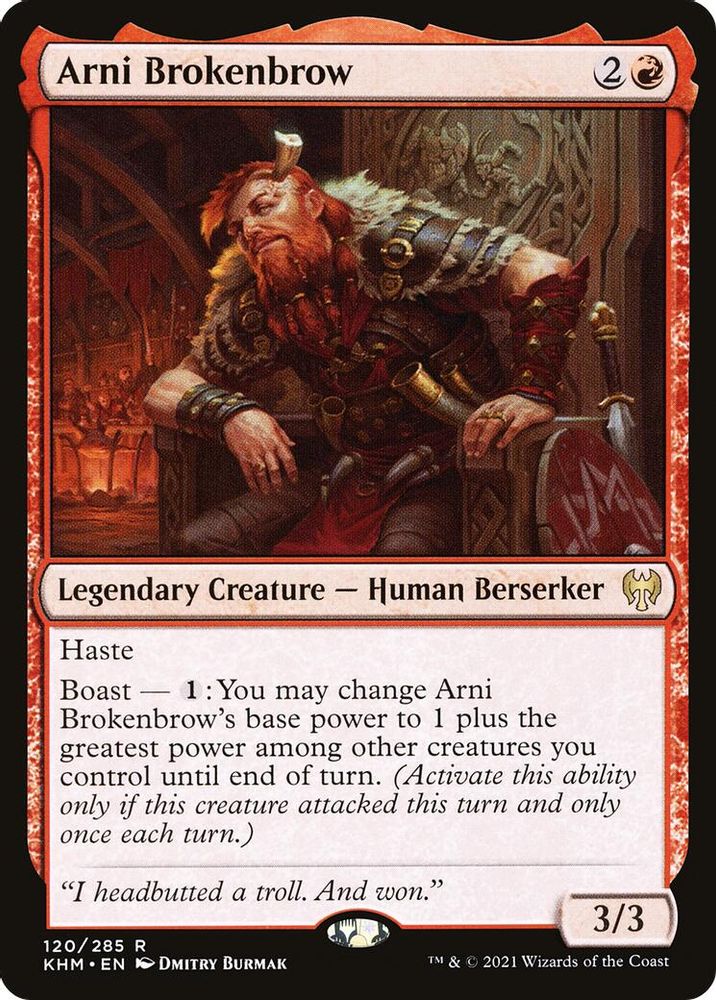 Arni Brokenbrow · 120 · KHM · Foil