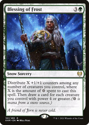 Blessing of Frost · 161 · Kaldheim · Non-foil