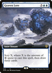 Graven Lore (Extended Art) · 344 · Kaldheim · Non-foil