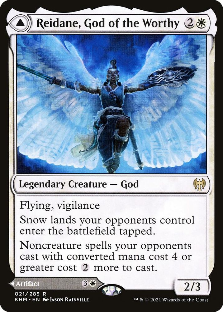 Reidane, God of the Worthy · 21 · Kaldheim · Non-foil