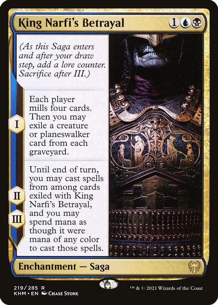 King Narfi's Betrayal · 219 · Kaldheim · Non-foil