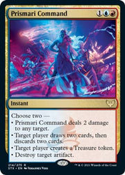 Prismari Command · 214 · STX · Non-foil