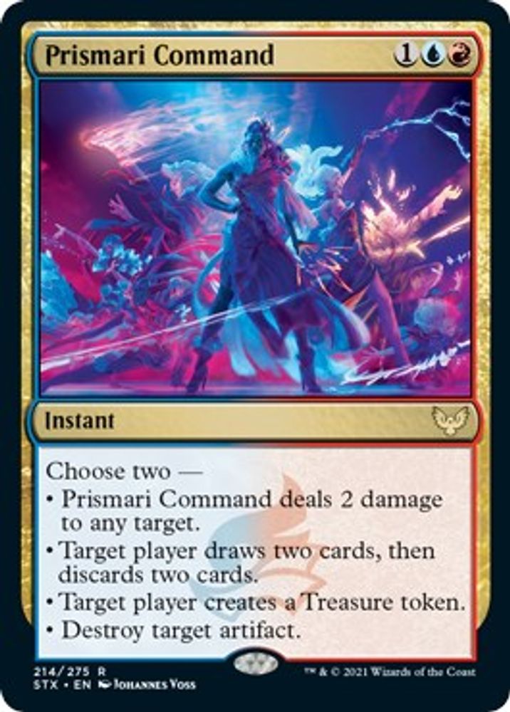 Prismari Command · 214 · STX · Non-foil