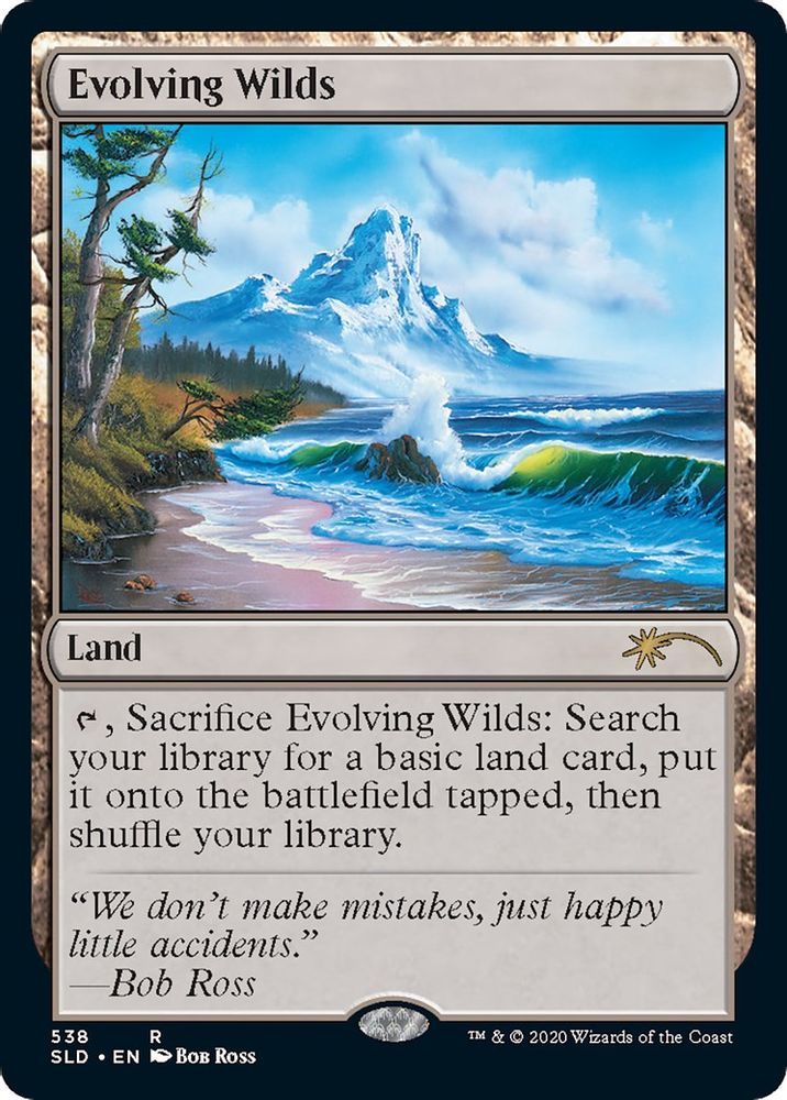 Evolving Wilds (Bob Ross) · 538 · Secret Lair Drop Series · Non-foil