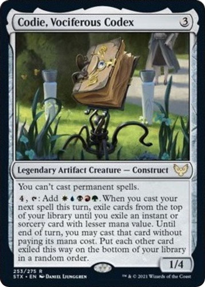 Codie, Vociferous Codex · 253 · STX · Non-foil
