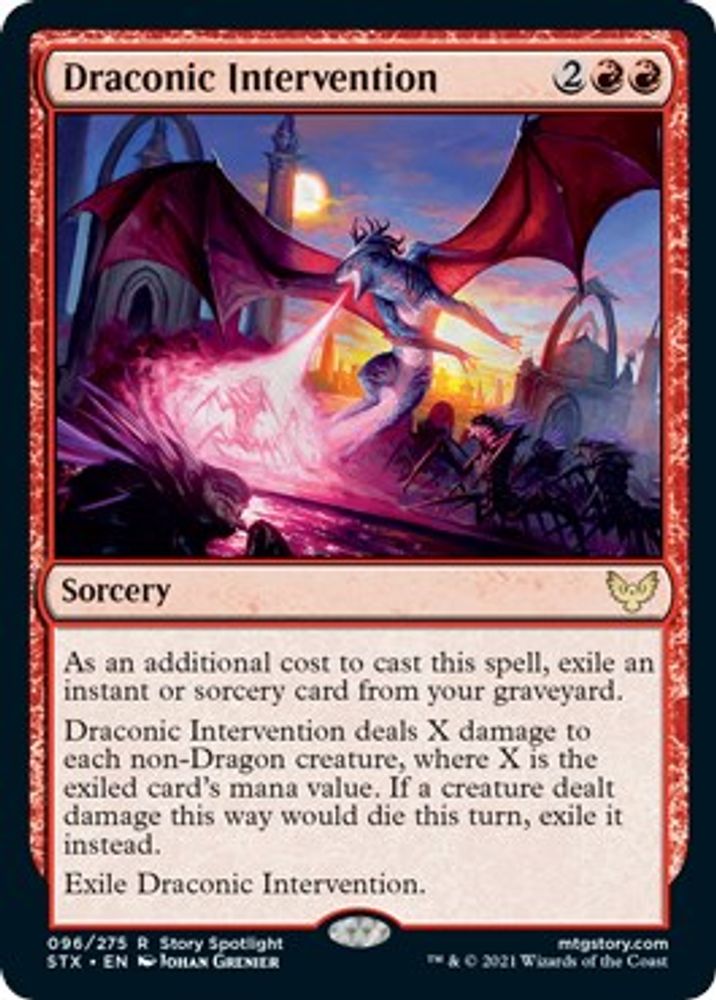 Draconic Intervention · 96 · STX · Non-foil