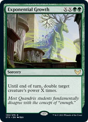 Exponential Growth · 130 · Strixhaven: School of Mages · Foil
