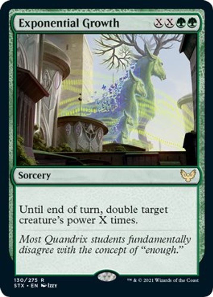 Exponential Growth · 130 · Strixhaven: School of Mages · Foil