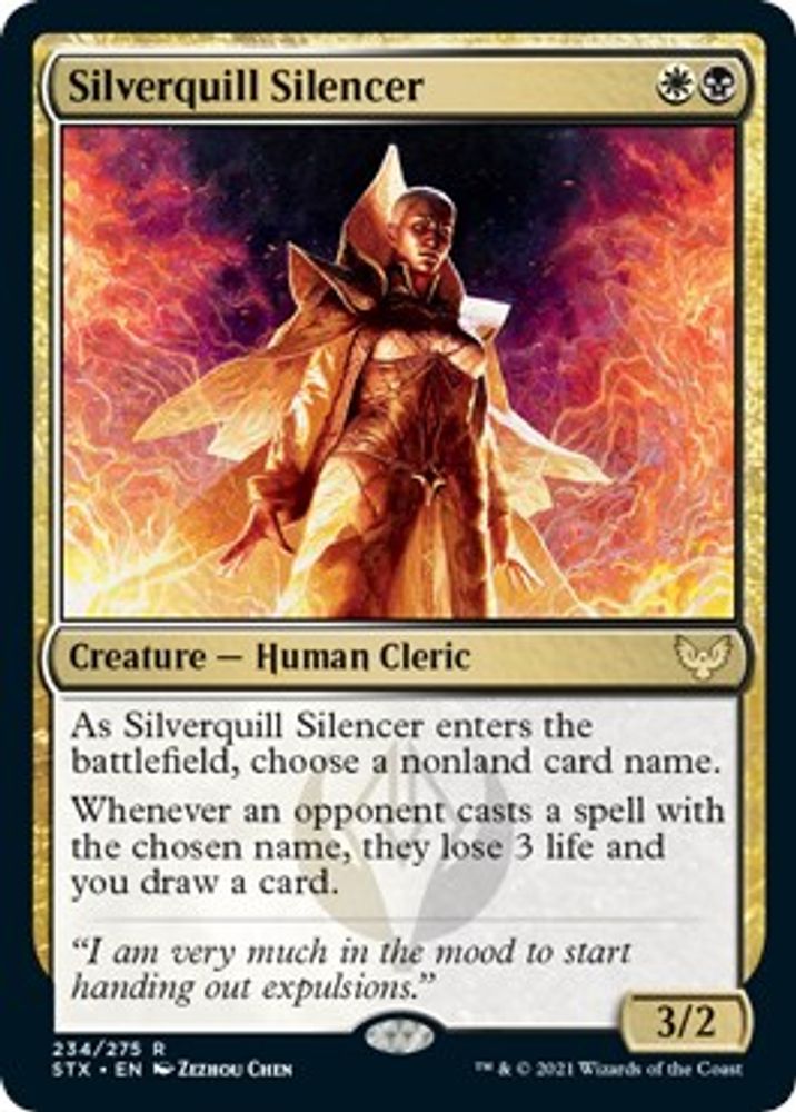 Silverquill Silencer · 234 · Strixhaven: School of Mages · Non-foil