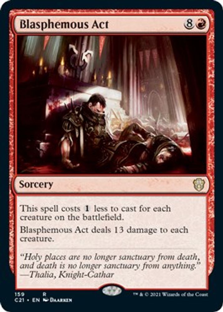 Blasphemous Act · 159 · C21 · Non-foil