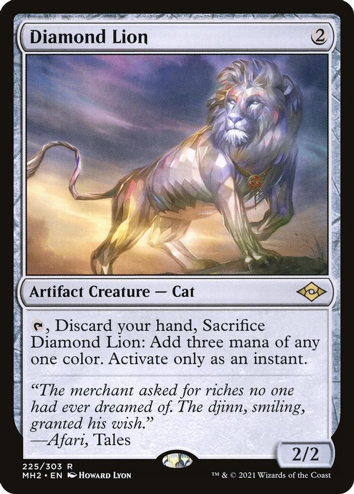 Diamond Lion · 225 · Modern Horizons 2 · Non-foil
