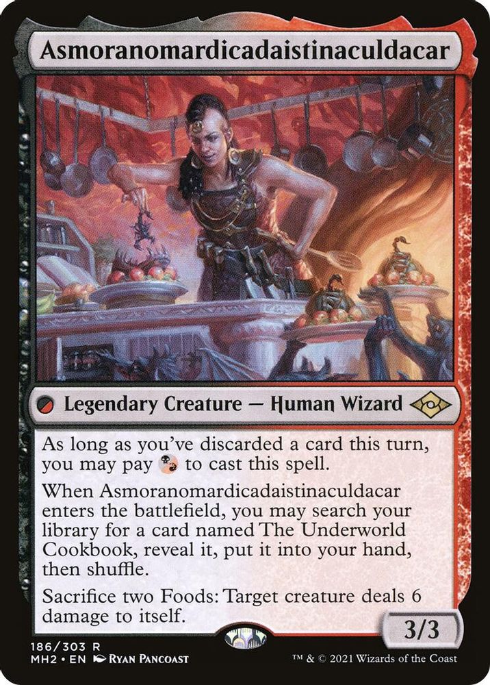 Asmoranomardicadaistinaculdacar · 186 · Modern Horizons 2 · Non-foil