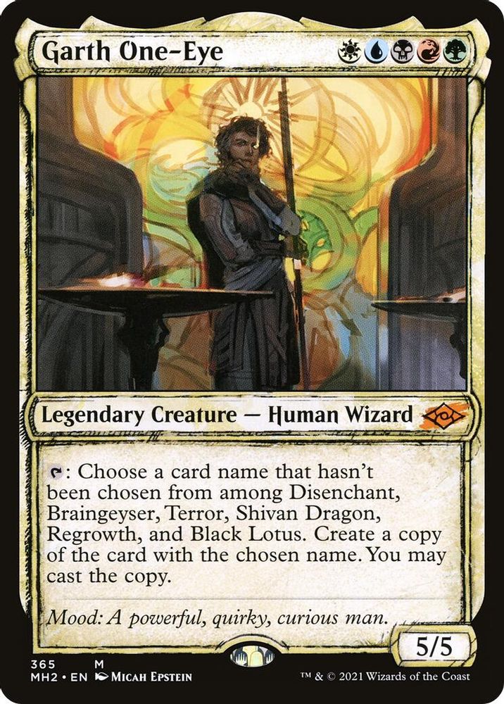 Garth One-Eye (Showcase) · 365 · Modern Horizons 2 · Non-foil